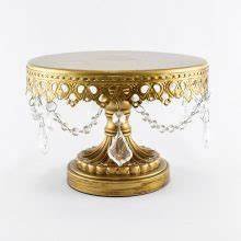 Metal gold cake stand for wedding birthday home party cupcake stand supplies and decorations Cake Stand