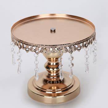 Metal gold cake stand for wedding birthday home party cupcake stand supplies and decorations Cake Stand