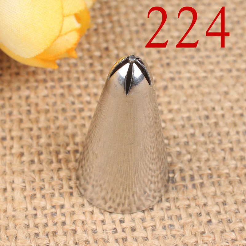 #224 Stainless Steel Pastry Cake Tools DIY Icing Piping Nozzles Cake Decorating Tip