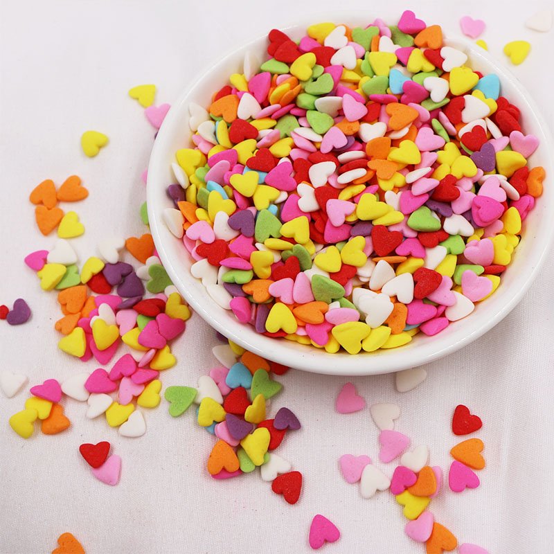 Edible colorful mix beads gold white pink blue purple mixed color sugar sprinkles cake supplies