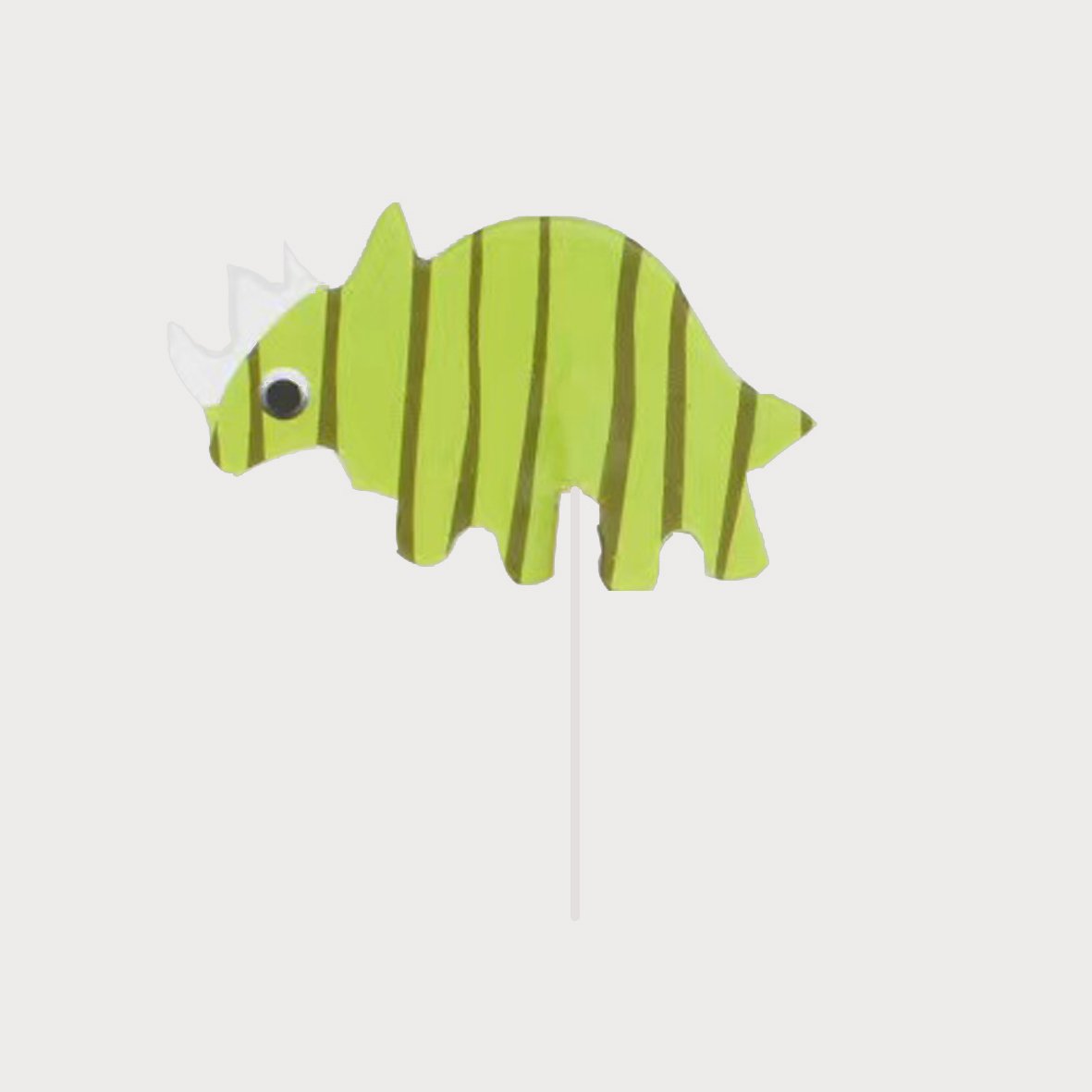 Newly designed 24 jungle animal themed cake toppers, cute cartoon dinosaur birthday cake decorations