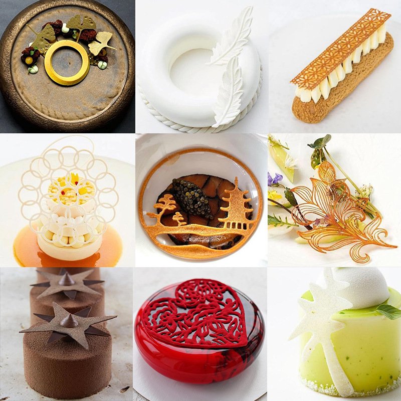 Early Riser Fondant Silicone Lace Mat Dessert Decoration Cake Baking Tool Food Grade Mold