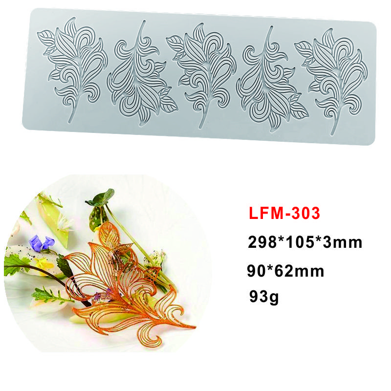 Early Riser Fondant Silicone Lace Mat Dessert Decoration Cake Baking Tool Food Grade Mold