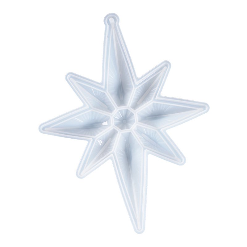 Big Octagonal Star Silicone Mold Christmas Decoration Ornament Making Epoxy Resin Craft Supplies Resin Mold Resin Art Supplies