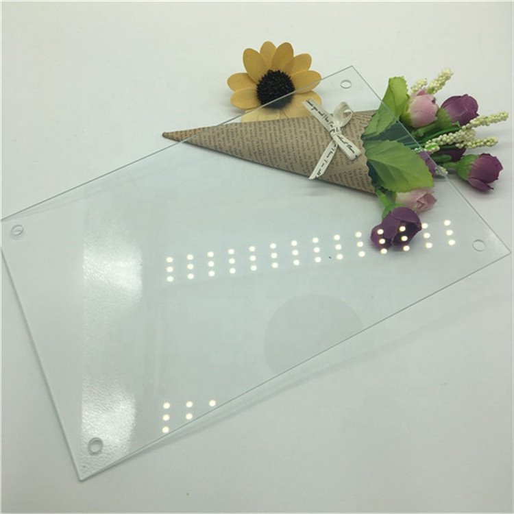 Glass customized Display glass for shoe shelf and cabinet and cake