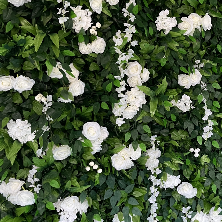 high quality silk floral panel custom 5D/8D artificial rose flower wall wedding decoration stage background flower wall