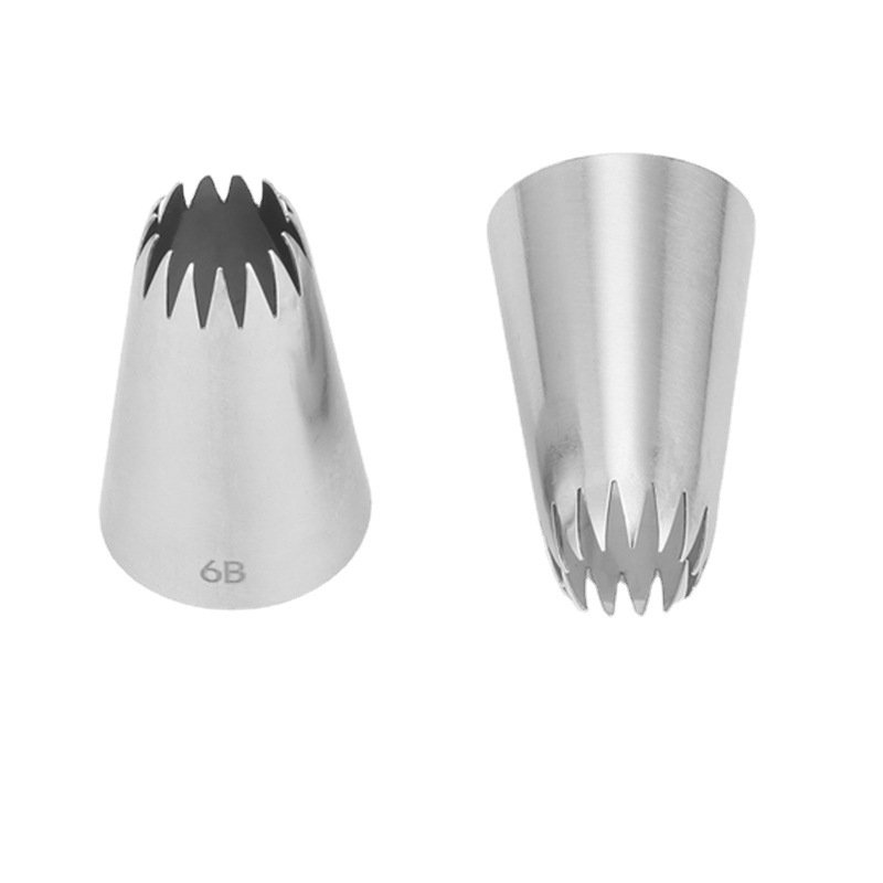 Cake Decorating Supplies Icing Piping Nozzle 6B Baking Tools wilton Piping Tips Cream Cupcake