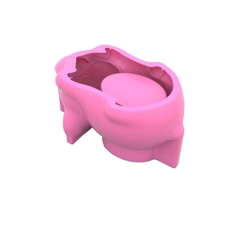 YS Custom DIY 3D Lie Dog Flower Pot Vase Plant Mold Flower Arrangement Container Decor Ornaments Candle Plaster Mold Tools