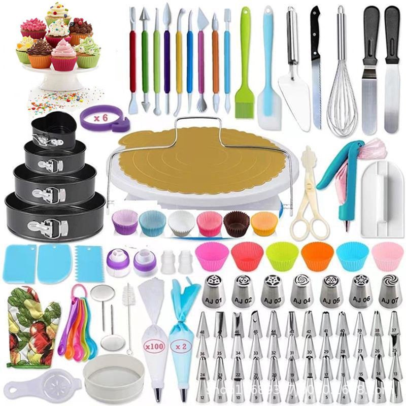 Factory 333pcs cake set Cake Decorating Supplies Kit Baking Pastry Tools Baking Accessories cake tools baking tools sets