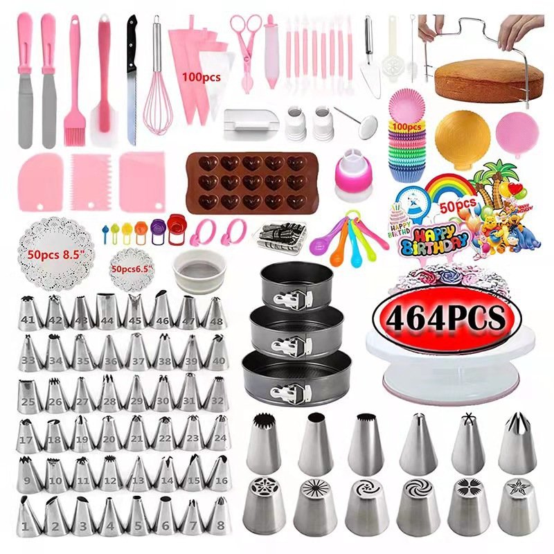 Factory 333pcs cake set Cake Decorating Supplies Kit Baking Pastry Tools Baking Accessories cake tools baking tools sets