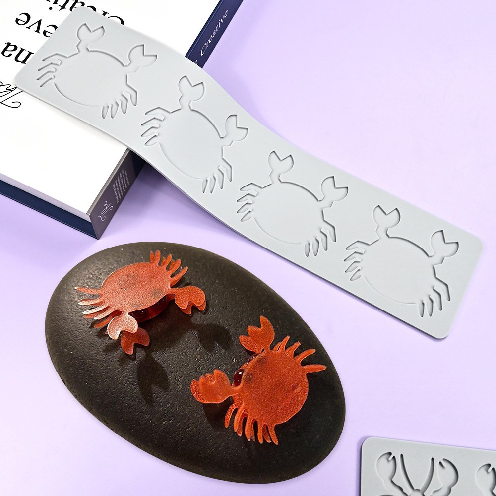 Early Riser Seafood Silicone Lace Mat Cake Decorating Mold Dessert Tools Baking Supplies Silicone Fondant Mold