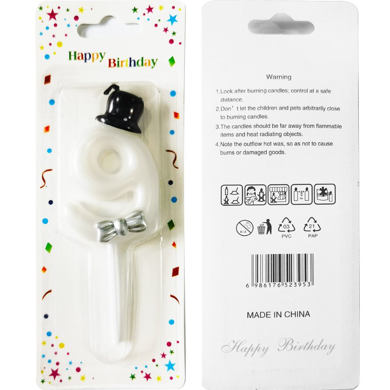 Digital birthday candle children's first birthday cake decoration ornaments creative romantic flame bow cute plug-in