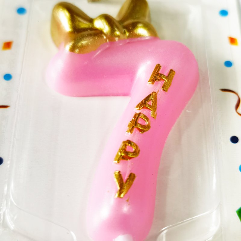 Digital birthday candle children's first birthday cake decoration ornaments creative romantic flame bow cute plug-in