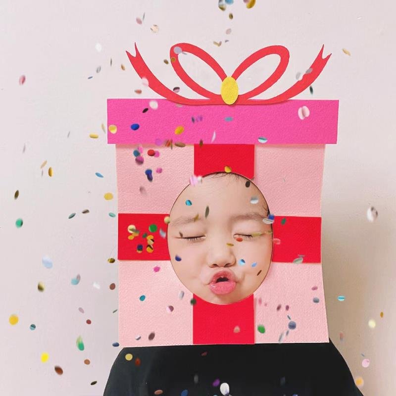Wholesale Ins Style Creative Cake Hat Funny Party Decoration Props Birthday Party Mask Head Cover Kids Birthday Party Decor