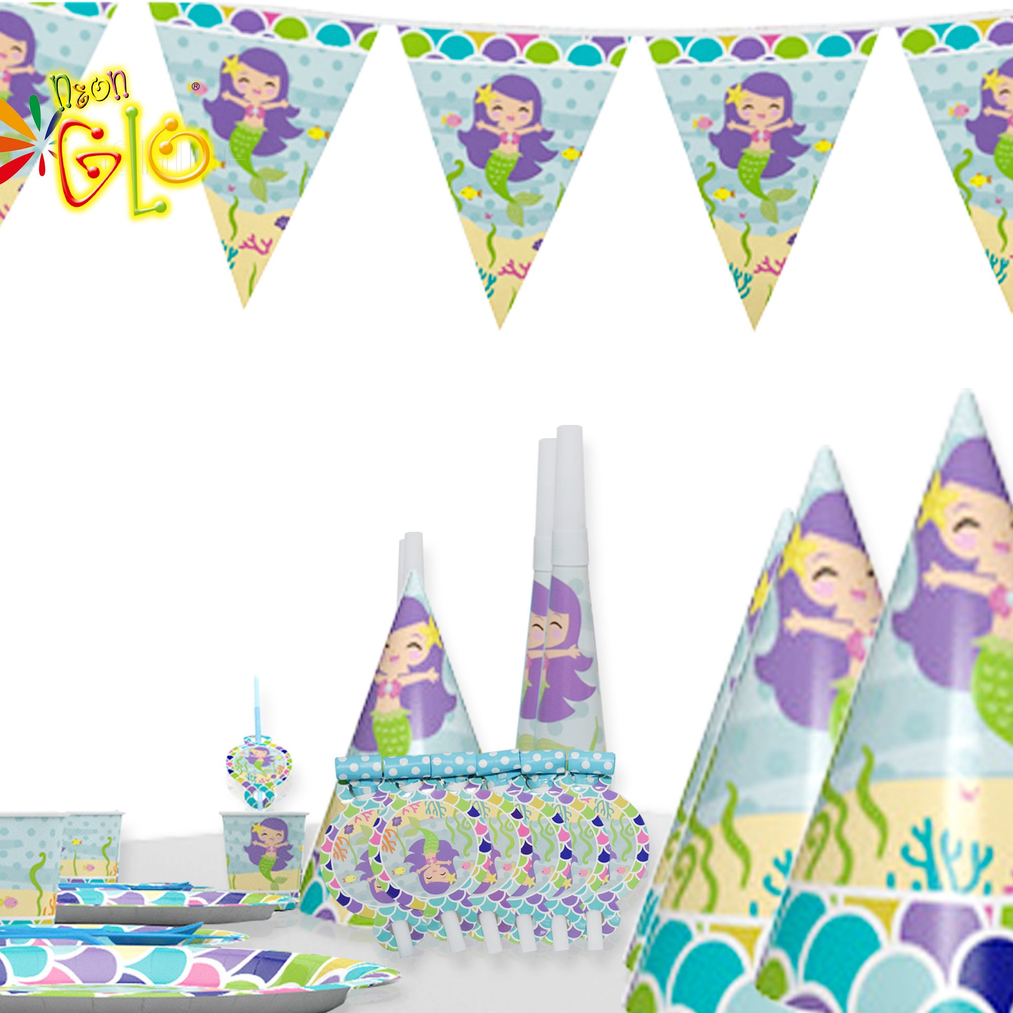 Suministro Para Supply Fiesta Mermaid Favors Theme Decor Birthday Kit De Fiesta Articulos Parties Party Wholesale Party Item
