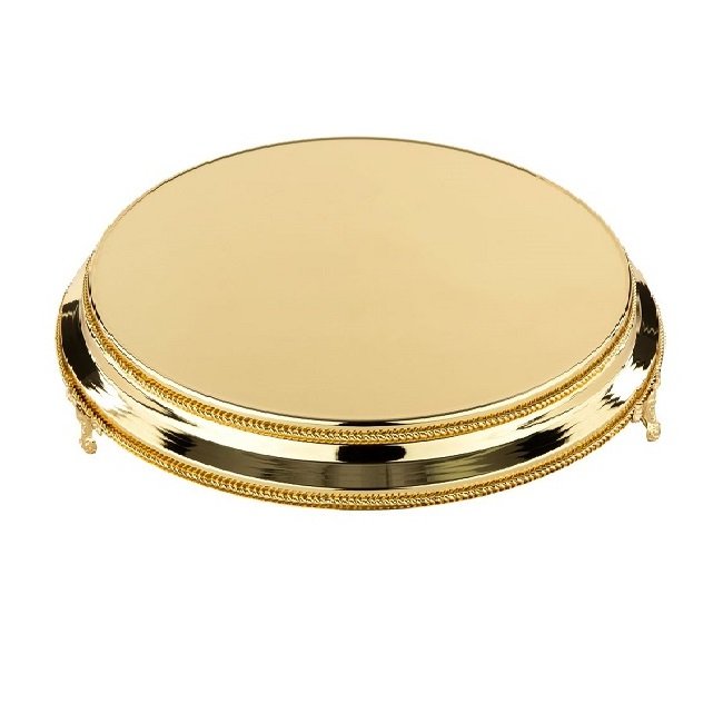 Handcrafted New Brass Gold Plated Cake Stand For Wedding Celebration Anniversary Cake Display cake stand At low prices
