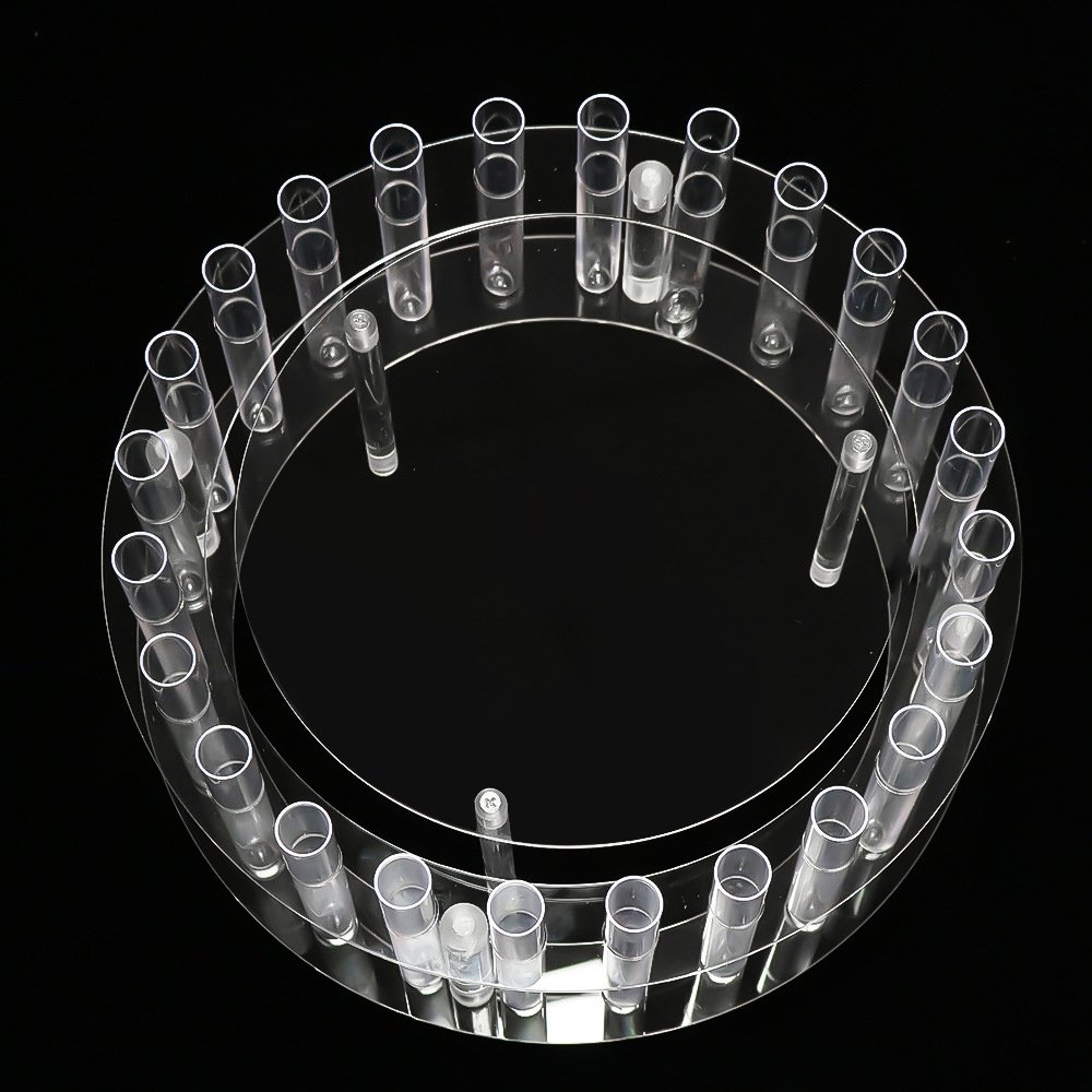 Gaojian Hot Selling Custom Wedding Acrylic Square Dessert Flower Stand Cake Stand For Wedding Party Decorations