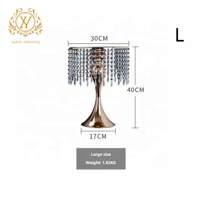 Wedding Hotel Decoration Dessert Plate Cake Table Wedding Scene Restaurant Metal Cake Stand Set