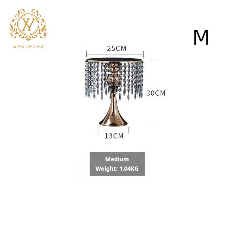 Wedding Hotel Decoration Dessert Plate Cake Table Wedding Scene Restaurant Metal Cake Stand Set
