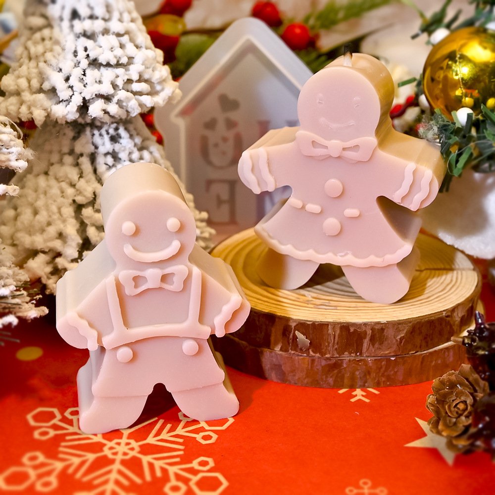 V92 Christmas Decoration Christmas Tree Shape Scented Silicone Candle Mould Fragrance Aromatherapy Soy Wax Candles Mold
