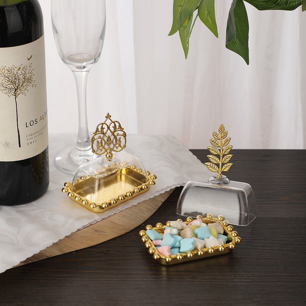 Party Supplies Christmas Gift Mini Dessert Cake Box Gold Wedding Birthday Candy Box