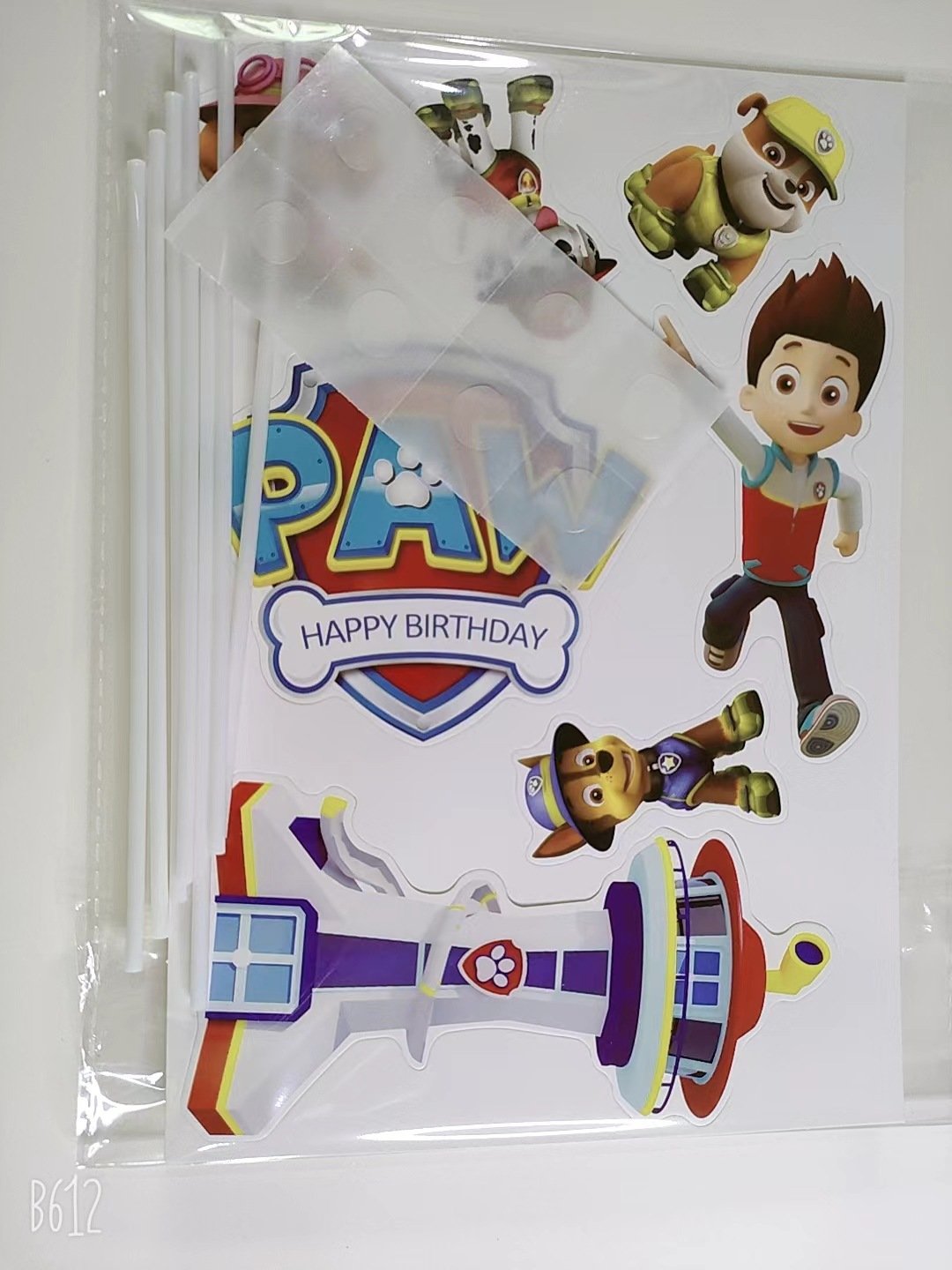 Cartoon cake decorations for children's birthday party cake toppers cartoon character prints cake decorating supplies