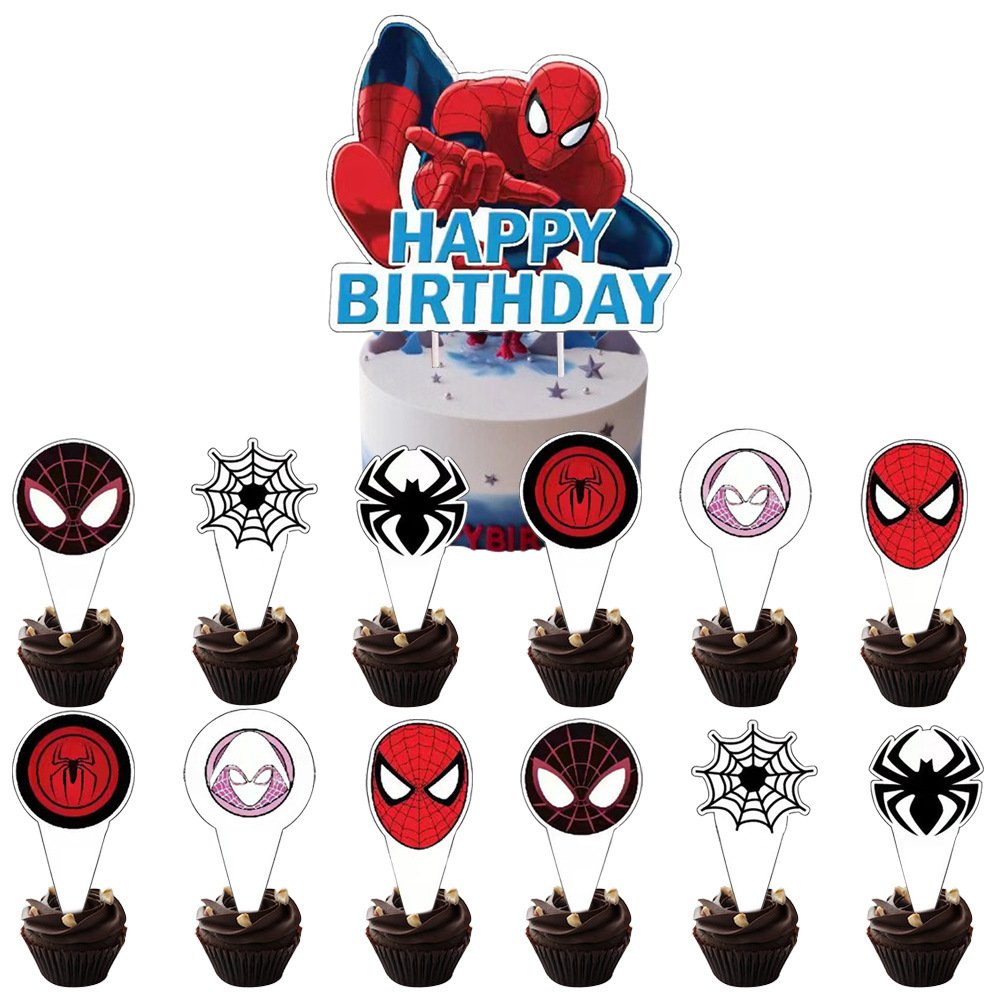 birthday party supplies cartoon theme party decorations Include backdrop tablecover cake toppers balloons party decorations