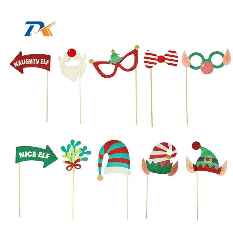 2022 creative birthday Christmas party decoration scene arrangement party glasses Happy holidays children girls boys cake hat he
