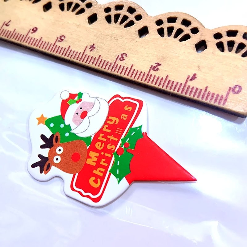 50pcs Christmas cake topper Santa Claus tree baking decoration for cake decorating supplies