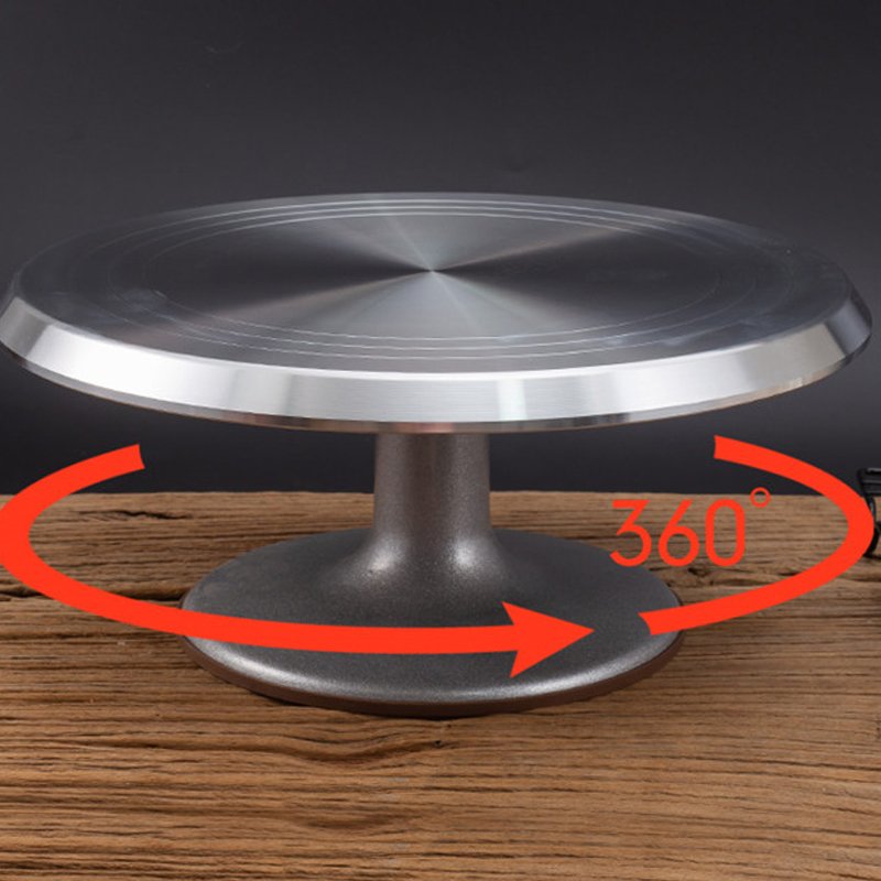 Aluminium Alloy Display Rotating Cake Stand Tools Cake Turntable for Decorating Supplies Kits
