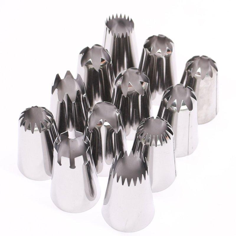 Stainless Steel Russian Cake Decorating supplies Piping Tips Icing Nozzles Baking Tool Cake Decorating Tips Tools