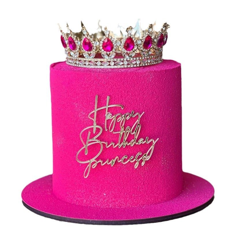 cake decorating supplies Hot Selling New Happy Birthday Acrylic Cake Topper for Cake Decoration