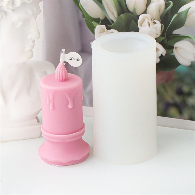 YS Nordic Long Rod Silicone Candle Molds Classical Cylindrical Home Decorations Casting Mould DIY Aromatherapy Candle Making