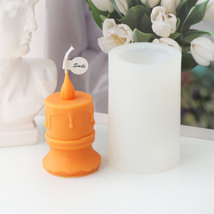 YS Nordic Long Rod Silicone Candle Molds Classical Cylindrical Home Decorations Casting Mould DIY Aromatherapy Candle Making