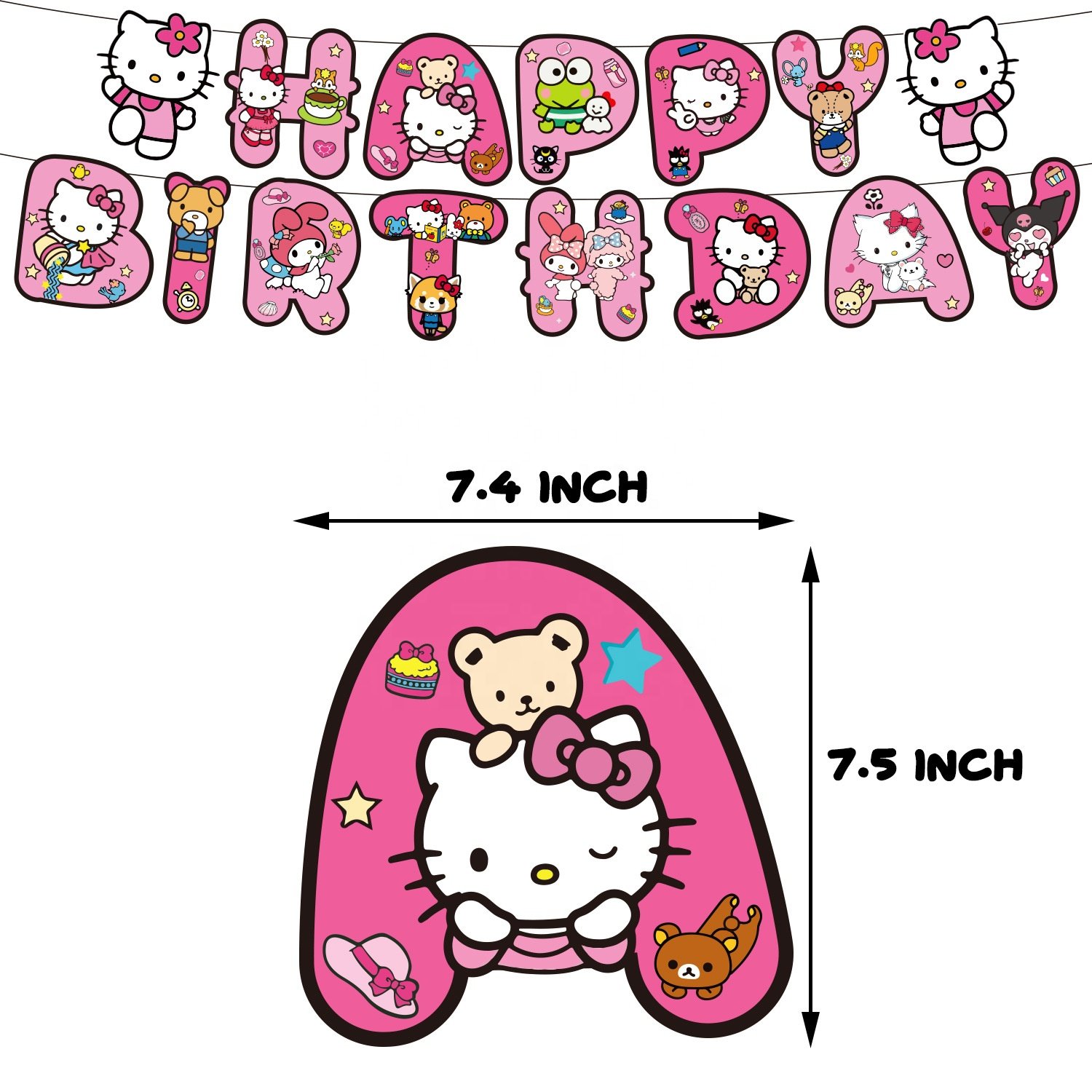 Nice Kitty Cat Toy Balloon Girls Birthday Favor Cartoon Character Balloon Hello Kitty Balloon Birthday Party Decoration Supplies