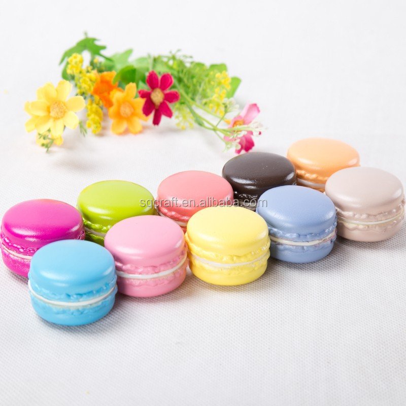 Large cute cream macaroon cake mobile phone charm kawaii/Yiwu Sanqi Craft Factory