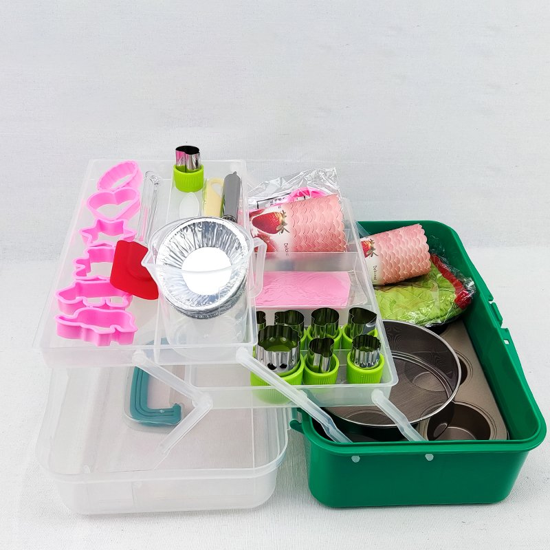 Baking Supplies Cake Decorating Kit for Beginners with Baking Springform Cake Pans Set and Piping Icing Tips in Russian Nozzles