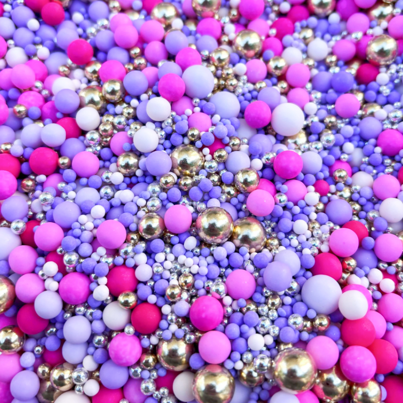 100g Edibles Sugar Beads Mixed Size Bakery Decoration Ingredients Candy Sprinkles Cake Decoration for Cake Decorating Supplies