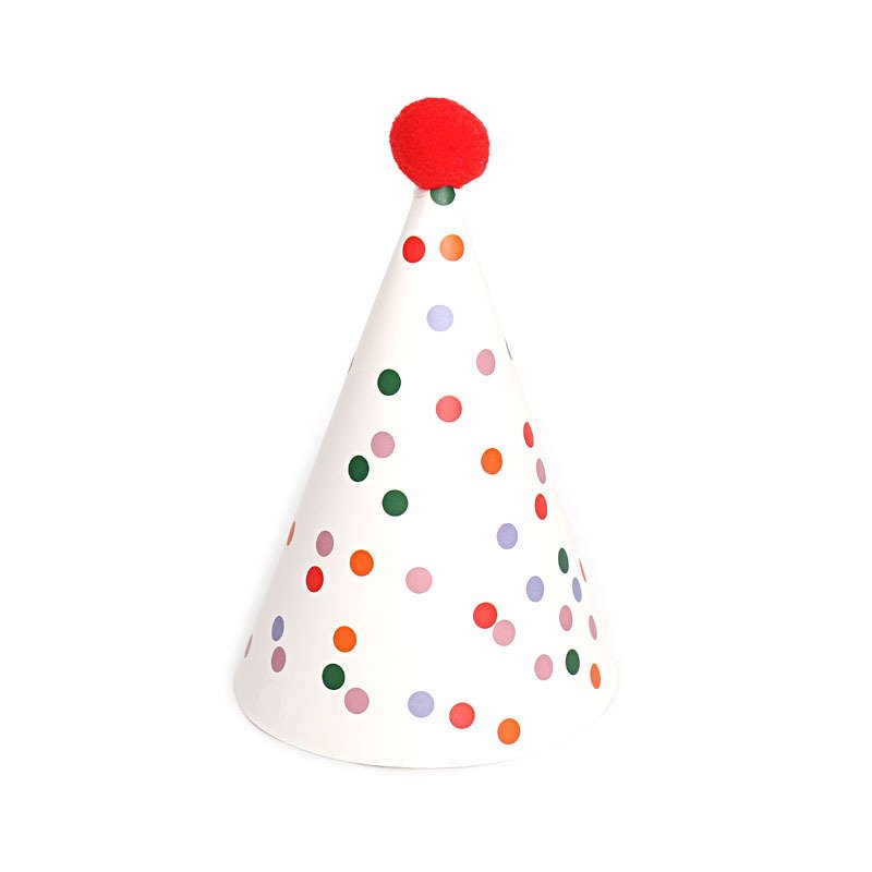 Happy Birthday Colorful Cone Party Paper Hats for Kids Adults Birthday Party Supplies and Decorations