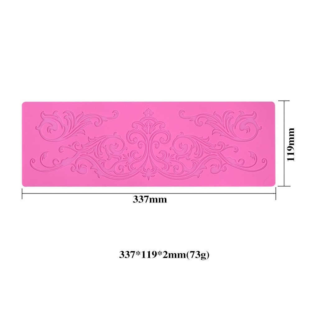 Early Riser Mold Silicone Lace Embossed Mat Fondant Cake Baking Supplies Wedding Cake Decoration Moulds