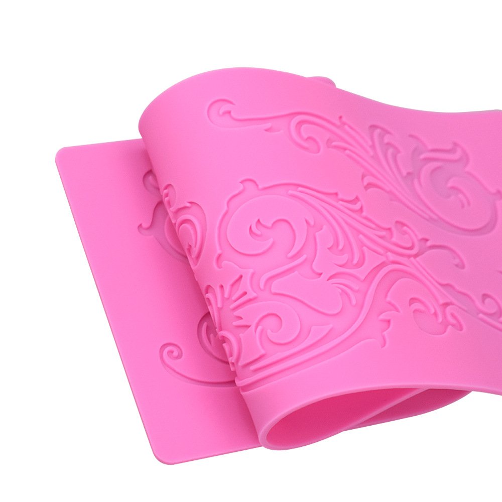 Early Riser Mold Silicone Lace Embossed Mat Fondant Cake Baking Supplies Wedding Cake Decoration Moulds