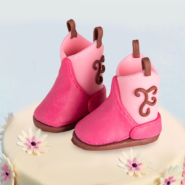 Cowboy Hat Boot Cake Toppesr for Western Theme Party Favors Supplies