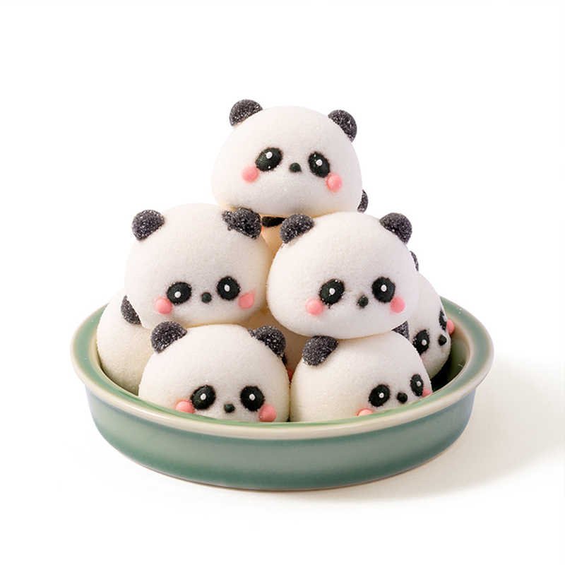 Hot-selling Halal Marshmallow Rabbit Cartoon Animal Shaped Juice Marshmallow Edible Candy for Kids Cake Decorating for Baking