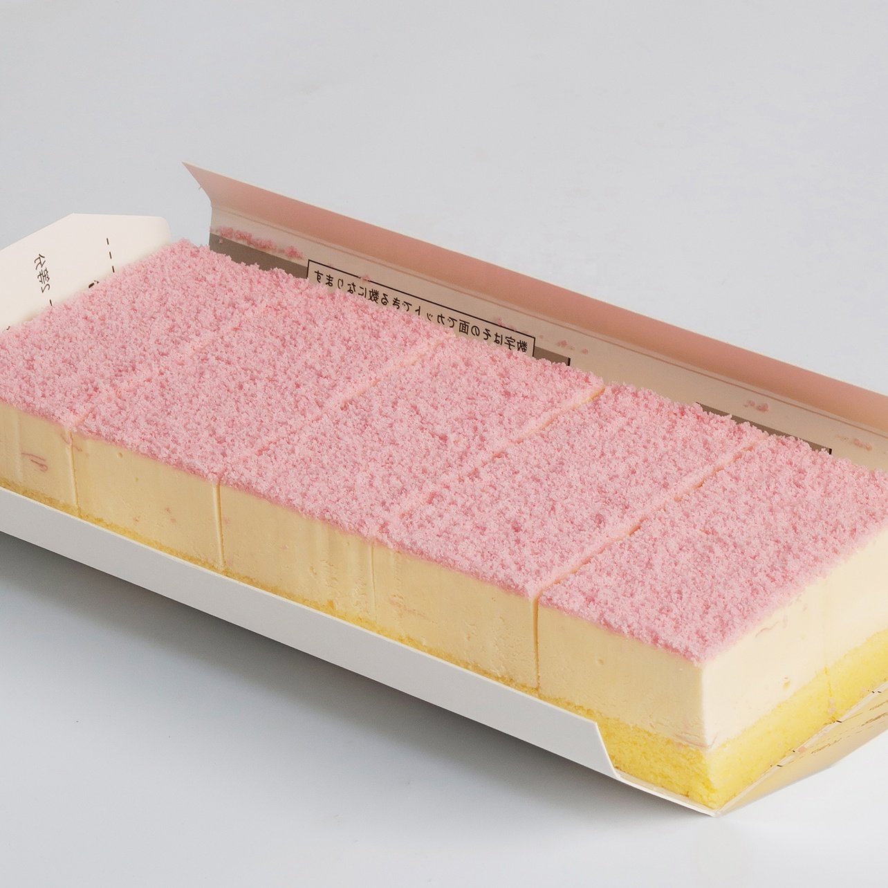 High-end E-commerce Bakery Snack Cherry blossom mousse square cake