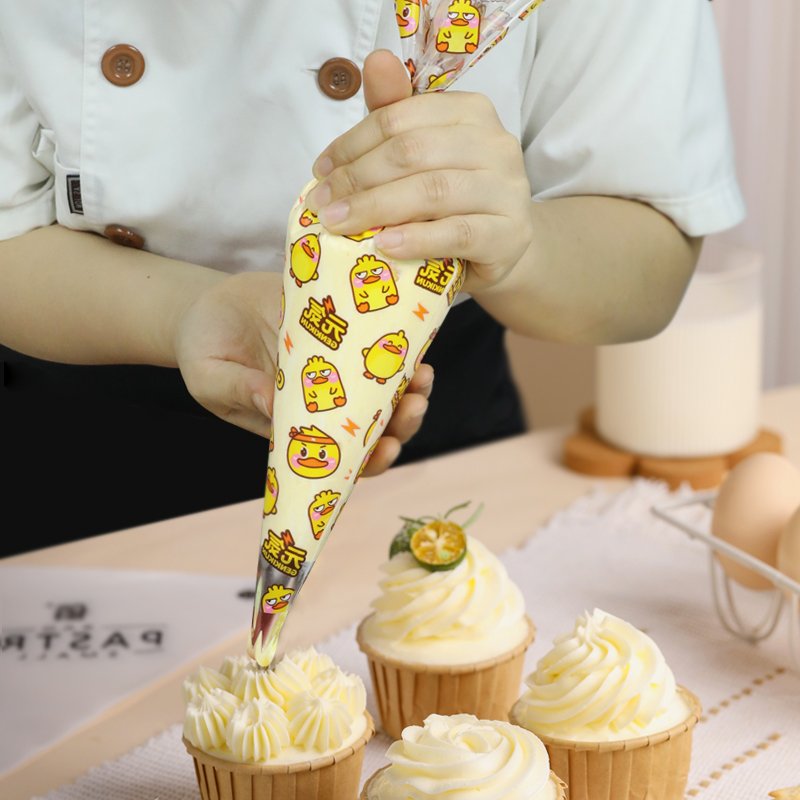 12pcs/pack Disposable Cake Accessories PE Baking Supplies 12 Inch Pastry Bags Piping Bag