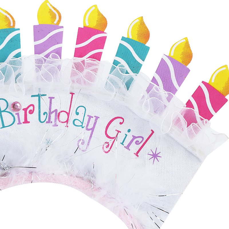 Birthday Party hoop Children Headwear Photo Props Flower Birthday hoop for christmas