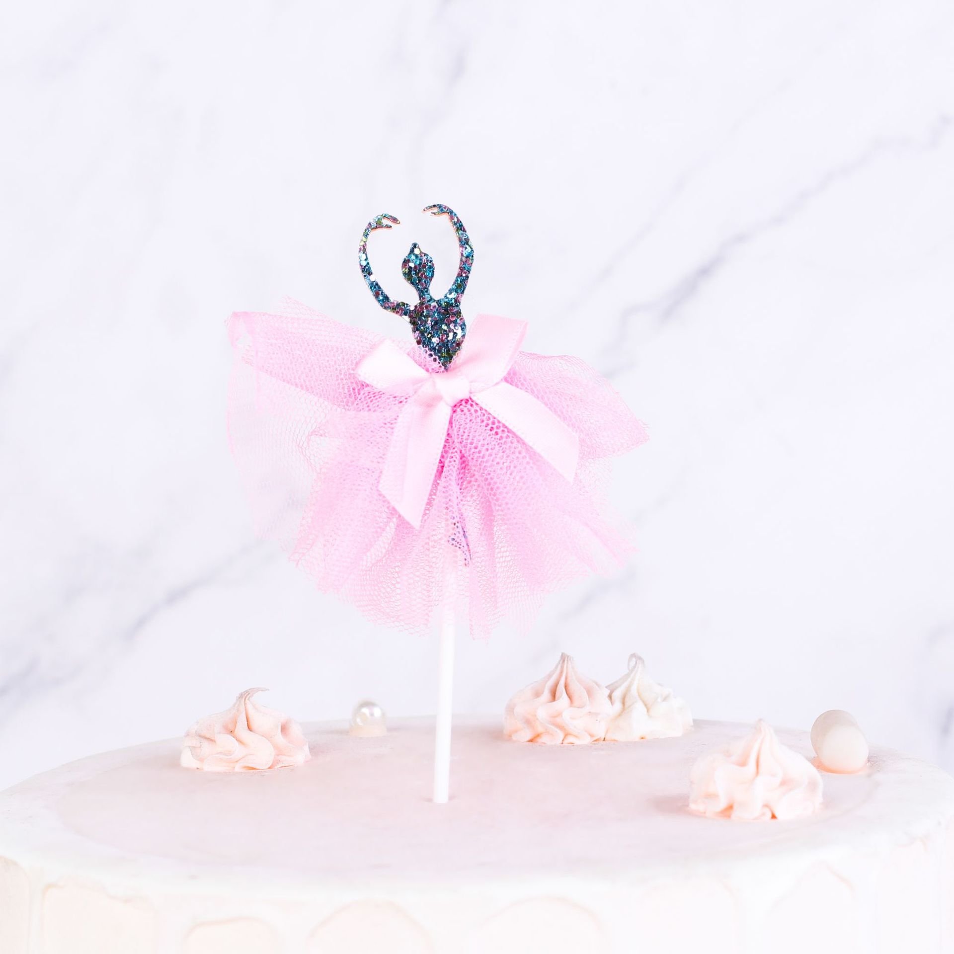 New design Ballerina girl wedding birthday Anniversary party decorating cake topper girls birthday supplies