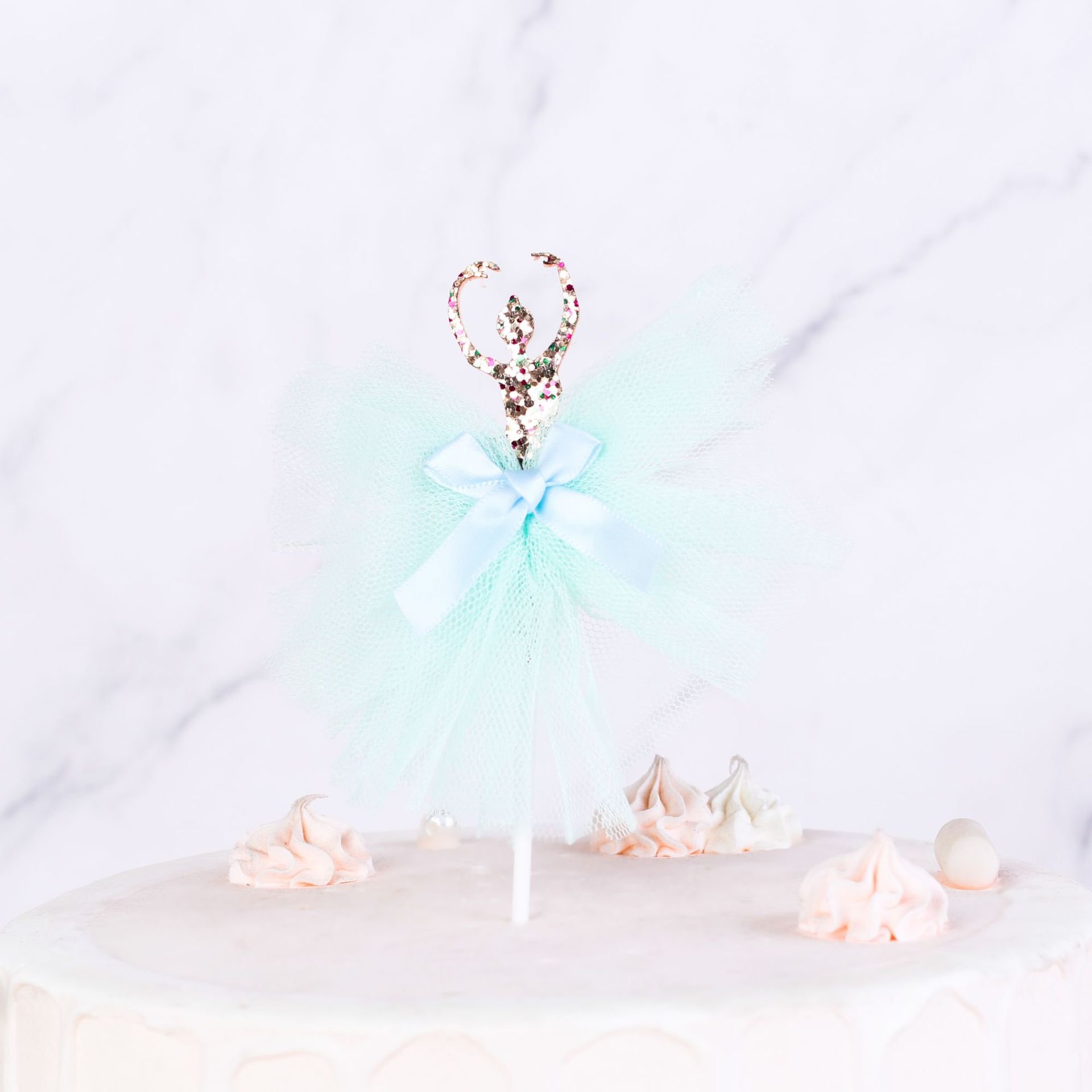 New design Ballerina girl wedding birthday Anniversary party decorating cake topper girls birthday supplies