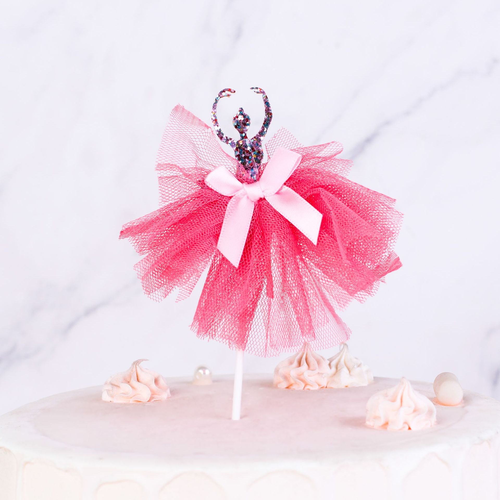 New design Ballerina girl wedding birthday Anniversary party decorating cake topper girls birthday supplies