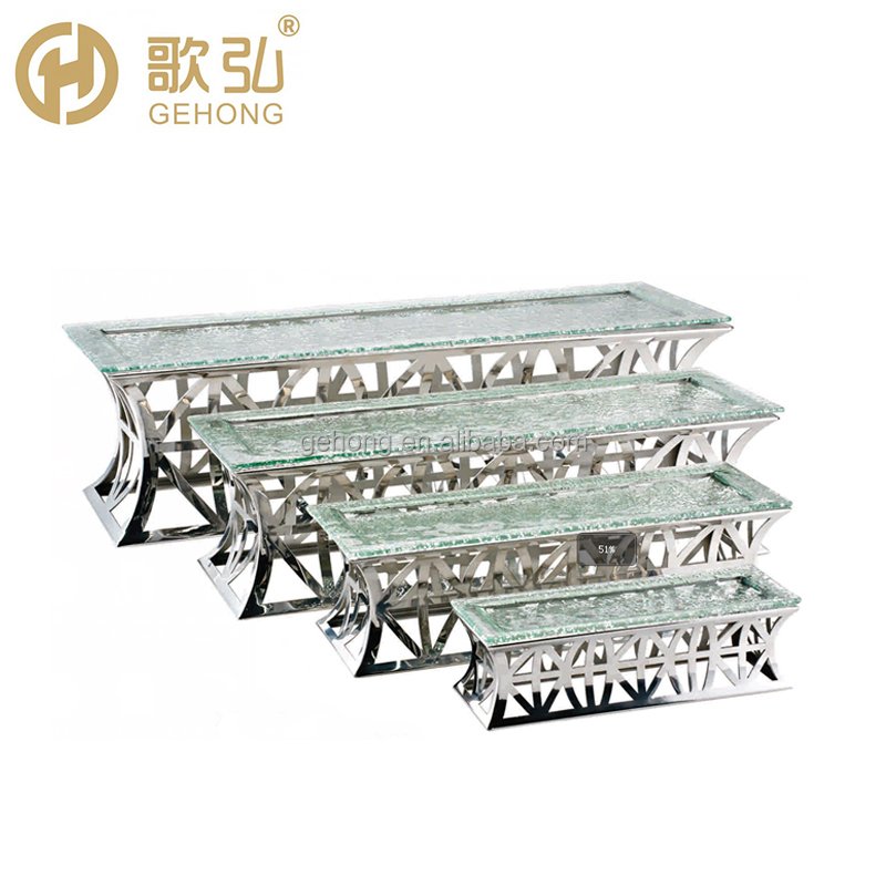 Buffet Dessert Stands High Risers For Buffet,Arabic Unique Food Stand Display Catering Decorations Stand Cake Set